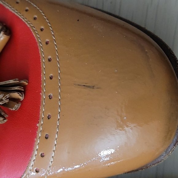 J. Crew Red and Tan Flats with Tassels - Picture 11 of 11